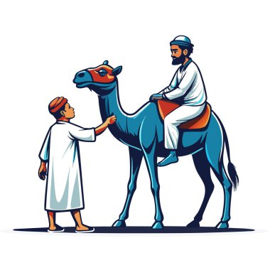 Kutsal Kurban El Adah İllüstrasyon