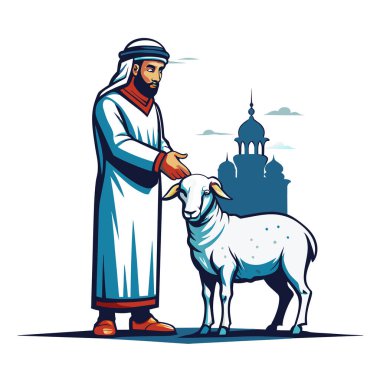 Kutsal Kurban El Adah İllüstrasyon