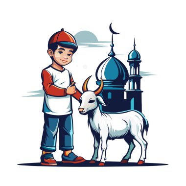 Kutsal Kurban El Adah İllüstrasyon