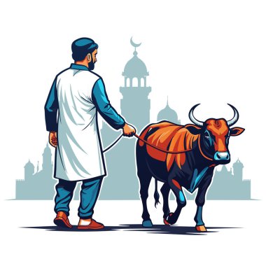 Kutsal Kurban El Adah İllüstrasyon