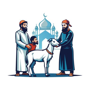 Kutsal Kurban El Adah İllüstrasyon