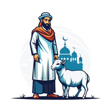 Kutsal Kurban El Adah İllüstrasyon