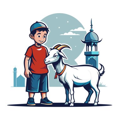 Kutsal Kurban El Adah İllüstrasyon