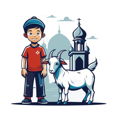 Kutsal Kurban El Adah İllüstrasyon