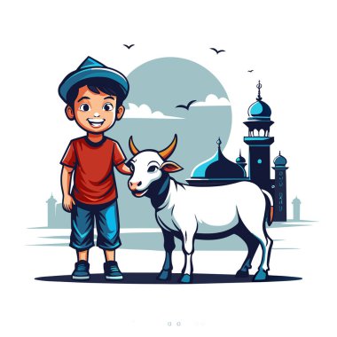 Kutsal Kurban El Adah İllüstrasyon