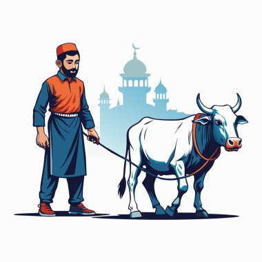 Kutsal Kurban El Adah İllüstrasyon