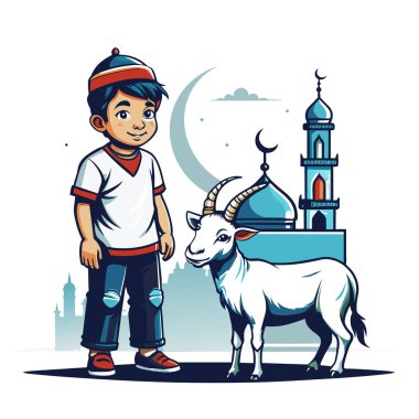 Kutsal Kurban El Adah İllüstrasyon