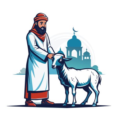 Kutsal Kurban El Adah İllüstrasyon