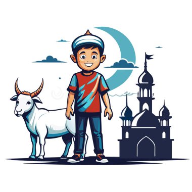 Kutsal Kurban El Adah İllüstrasyon