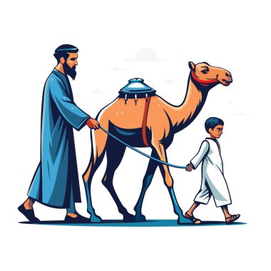 Kutsal Kurban El Adah İllüstrasyon