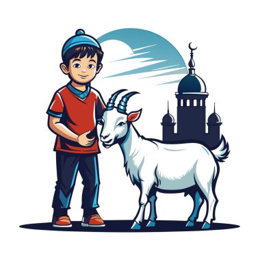 Kutsal Kurban El Adah İllüstrasyon