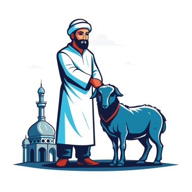 Kutsal Kurban El Adah İllüstrasyon