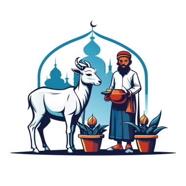 Kutsal Kurban El Adah İllüstrasyon