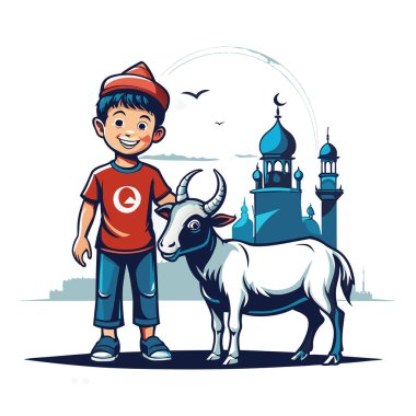 Kutsal Kurban El Adah İllüstrasyon