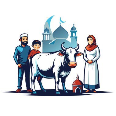 Kutsal Kurban El Adah İllüstrasyon