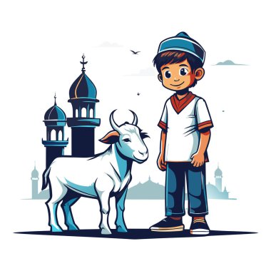 Kutsal Kurban El Adah İllüstrasyon