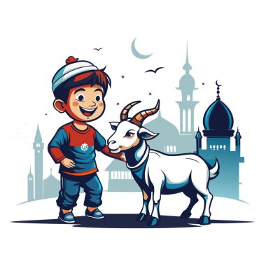 Kutsal Kurban El Adah İllüstrasyon