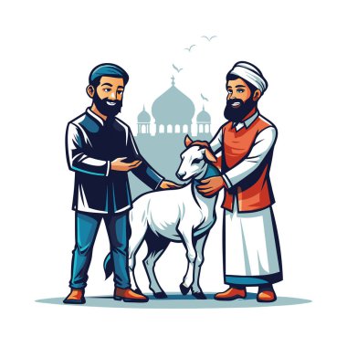 Kutsal Kurban El Adah İllüstrasyon