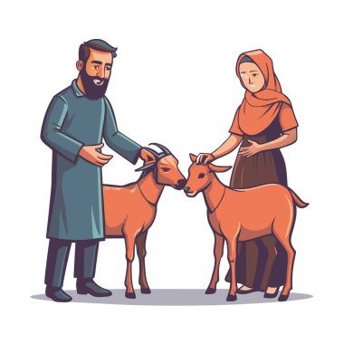 Kutsal Kurban El Adah İllüstrasyon