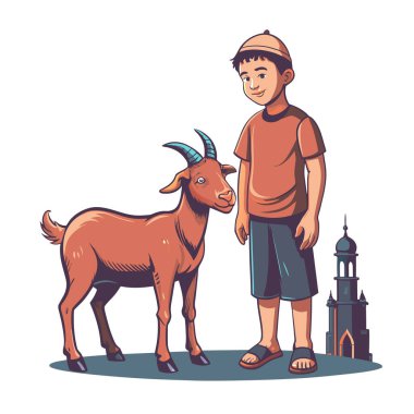 Kutsal Kurban El Adah İllüstrasyon