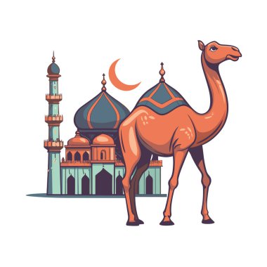 Kutsal Kurban El Adah İllüstrasyon