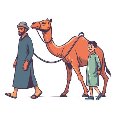 Kutsal Kurban El Adah İllüstrasyon