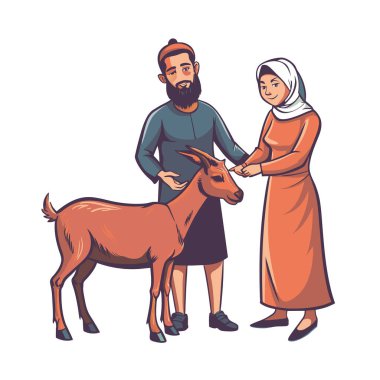 Kutsal Kurban El Adah İllüstrasyon