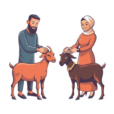 Kutsal Kurban El Adah İllüstrasyon