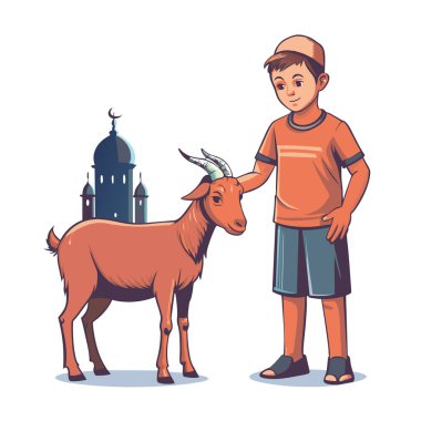 Kutsal Kurban El Adah İllüstrasyon