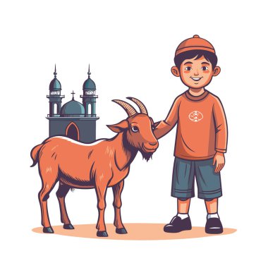 Kutsal Kurban El Adah İllüstrasyon