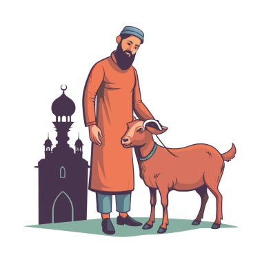 Kutsal Kurban El Adah İllüstrasyon