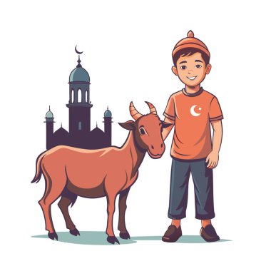 Kutsal Kurban El Adah İllüstrasyon