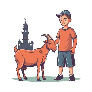 Kutsal Kurban El Adah İllüstrasyon