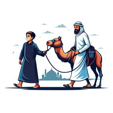 Kutsal Kurban El Adah İllüstrasyon