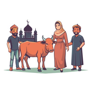 Kutsal Kurban El Adah İllüstrasyon