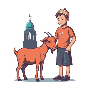 Kutsal Kurban El Adah İllüstrasyon