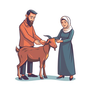 Kutsal Kurban El Adah İllüstrasyon