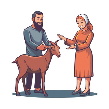 Kutsal Kurban El Adah İllüstrasyon