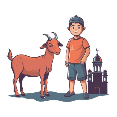 Kutsal Kurban El Adah İllüstrasyon