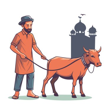 Kutsal Kurban El Adah İllüstrasyon