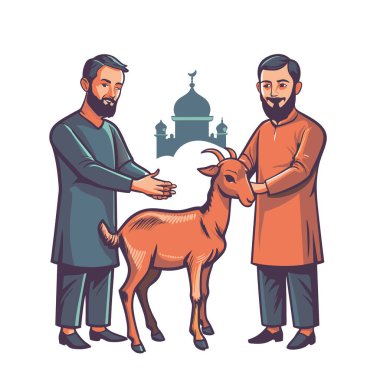 Kutsal Kurban El Adah İllüstrasyon