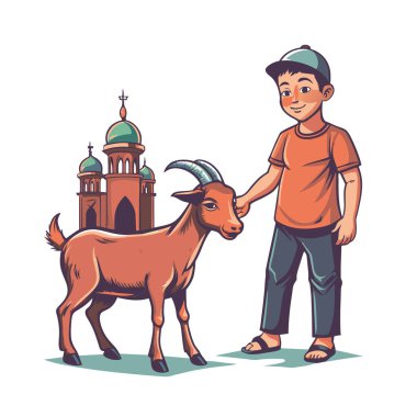 Kutsal Kurban El Adah İllüstrasyon