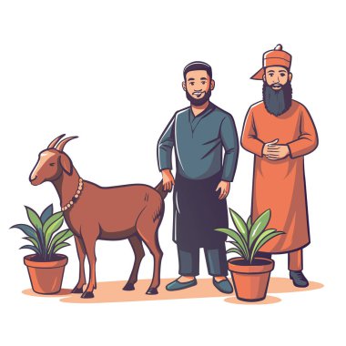 Kutsal Kurban El Adah İllüstrasyon