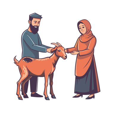 Kutsal Kurban El Adah İllüstrasyon