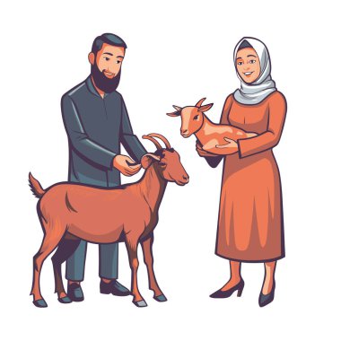 Kutsal Kurban El Adah İllüstrasyon