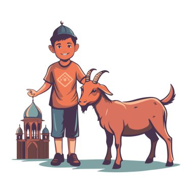 Kutsal Kurban El Adah İllüstrasyon