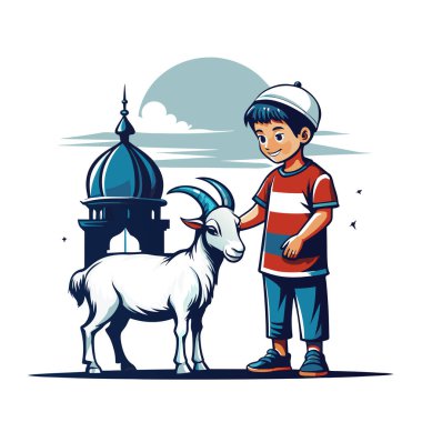 Kutsal Kurban El Adah İllüstrasyon