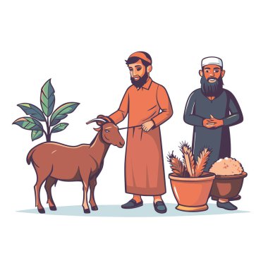 Kutsal Kurban El Adah İllüstrasyon