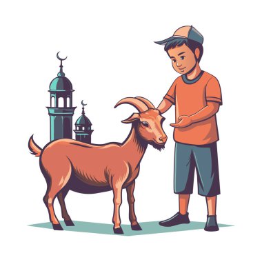 Kutsal Kurban El Adah İllüstrasyon