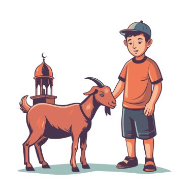 Kutsal Kurban El Adah İllüstrasyon